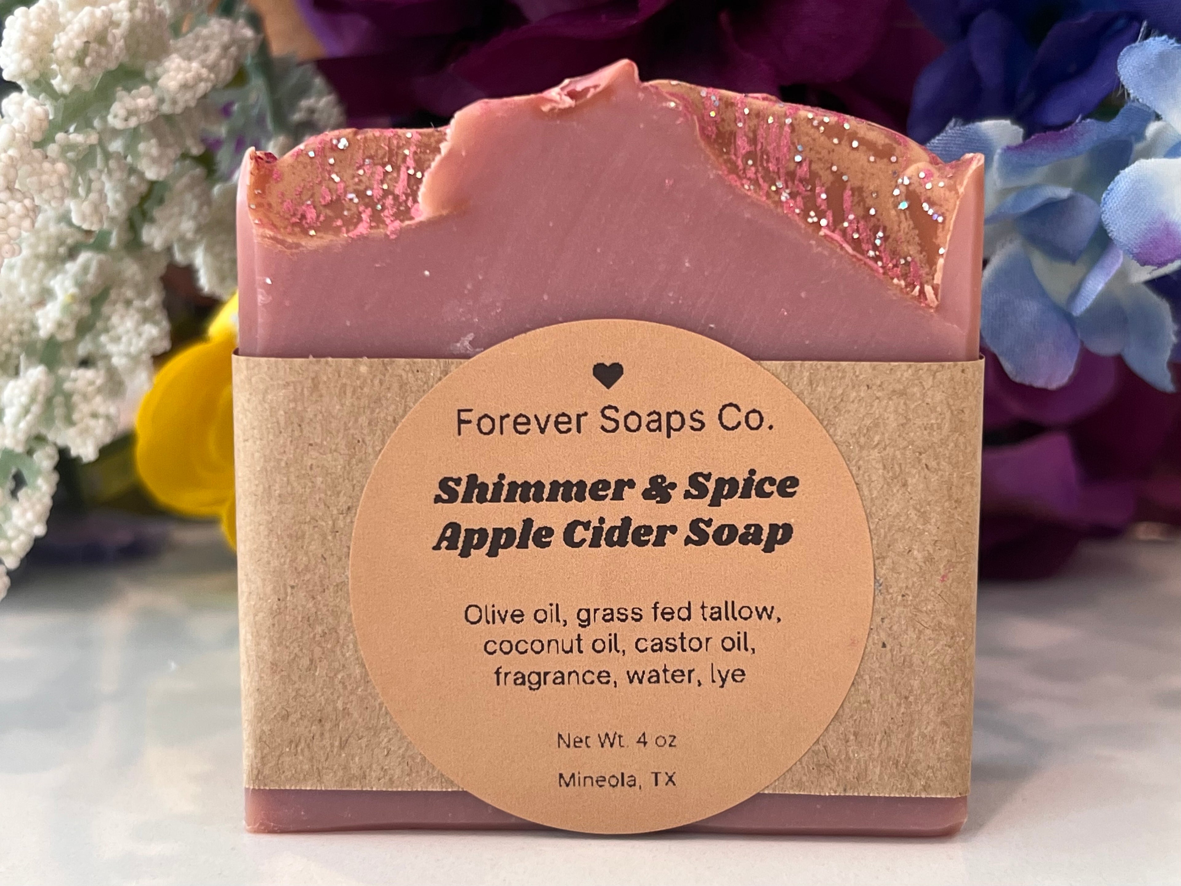 Shimmer & Spice Apple Cider Tallow Soap