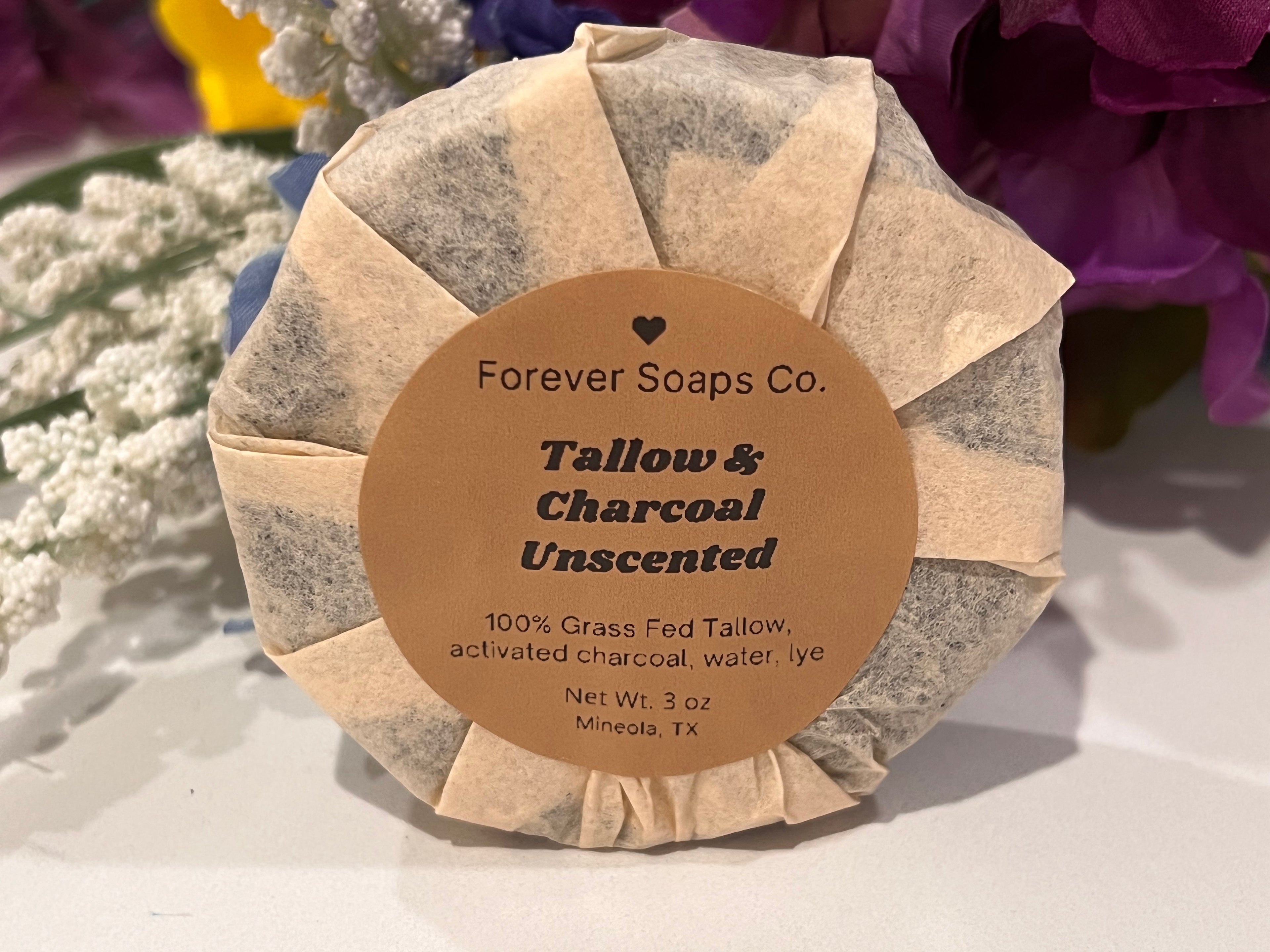 Tallow and Charcoal Bar Unscented